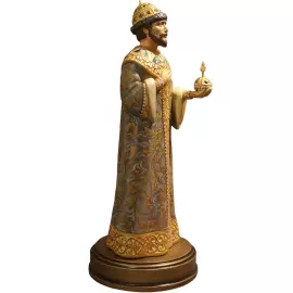 Статуэтка из массива ольхи "Царь Федор Иоаннович" из коллекции "История Государства Российского"